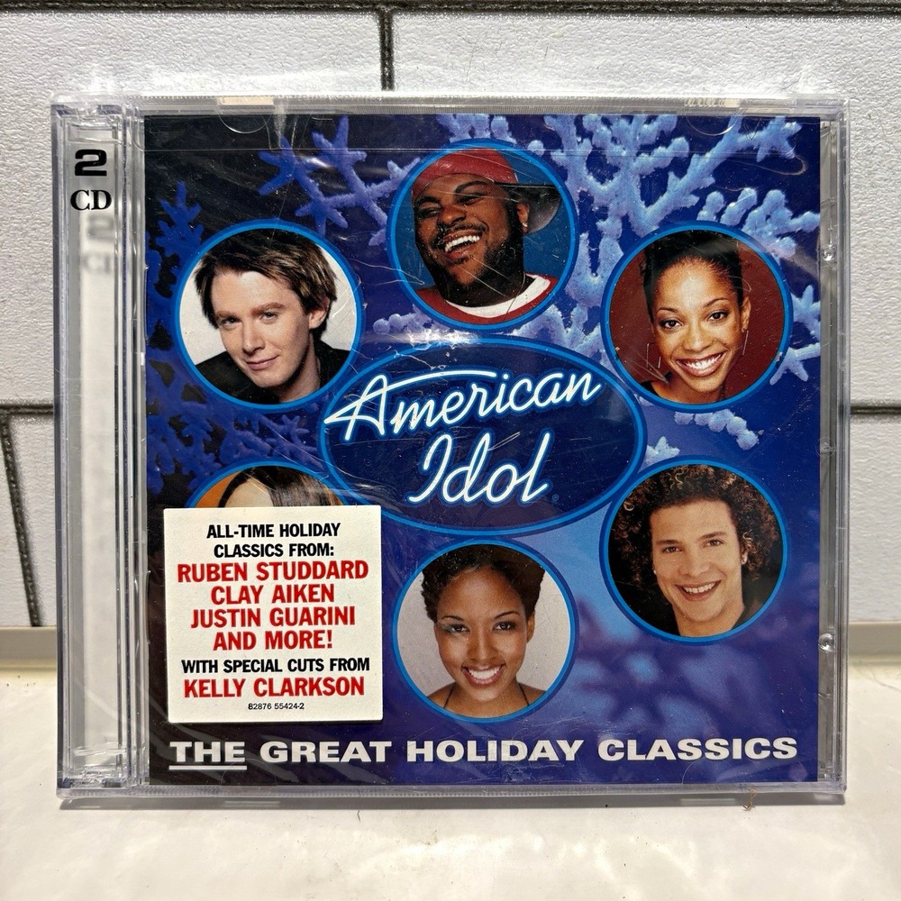 American Idol Great Holiday Classics 2 CD 2003 Sealed Kelly Clarkson Christmas